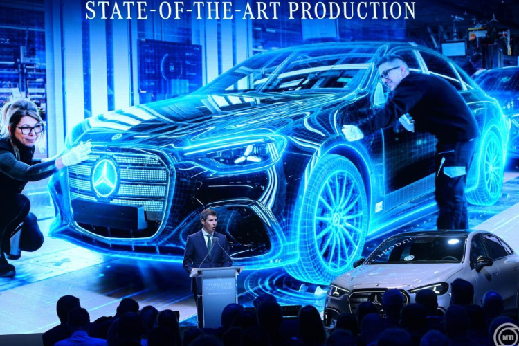 Megkezdődött az új elektromos Mercedes-Benz C-osztály sorozatgyártása a kibővített kecskeméti gyárban